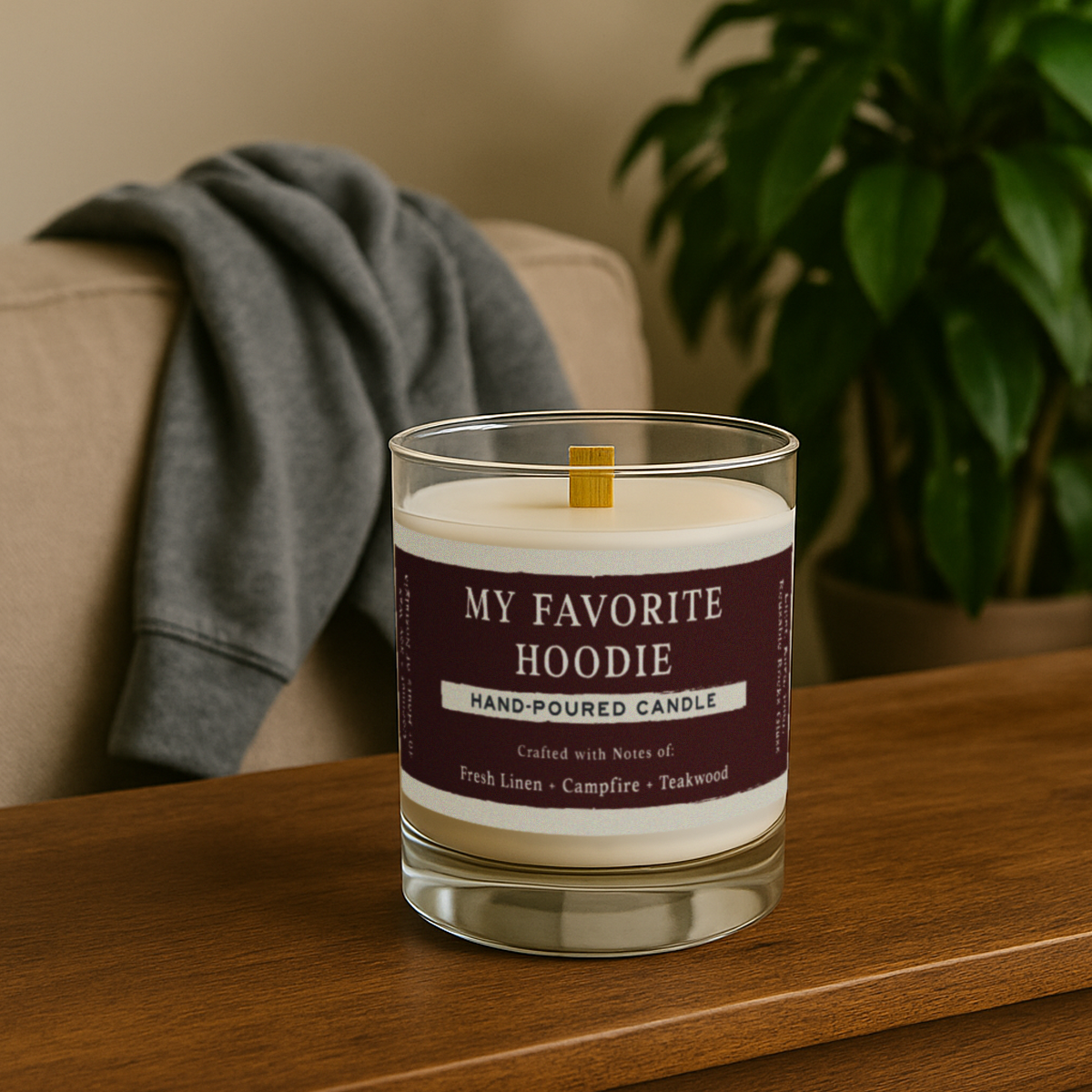 My Favorite Hoodie Candle