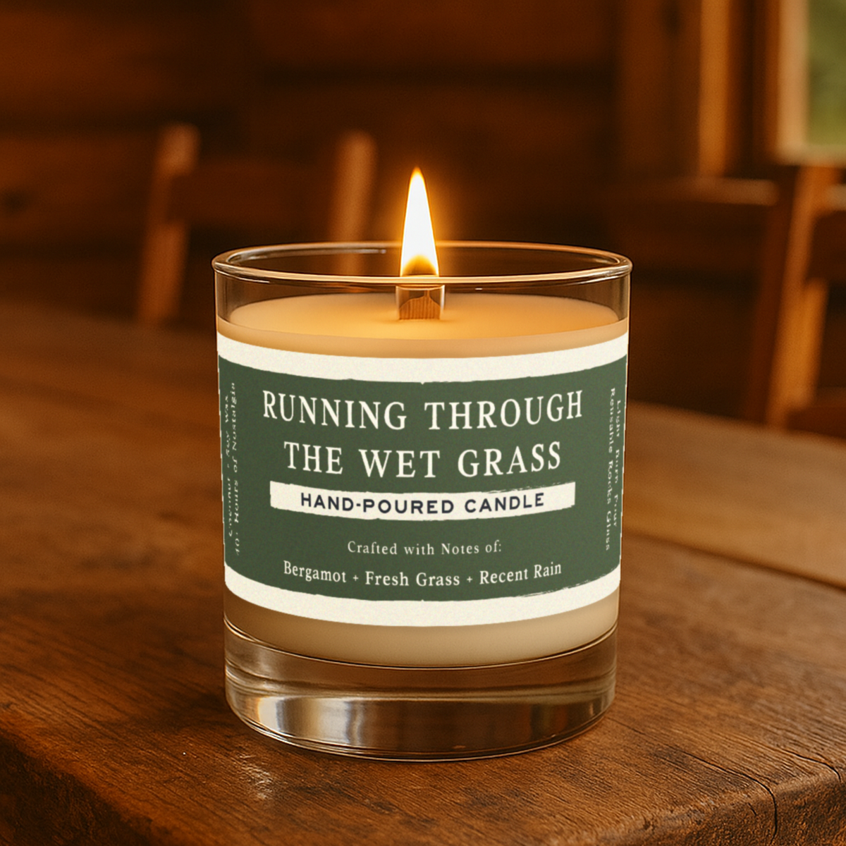 Running Through the Wet Grass Candle