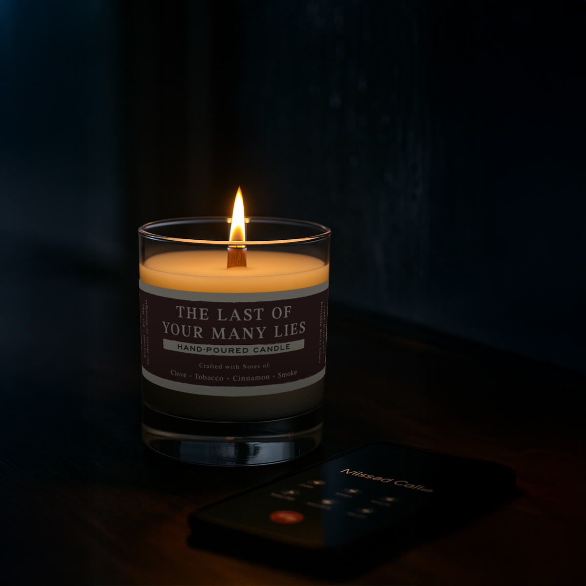 The Last of Many Lies Candle