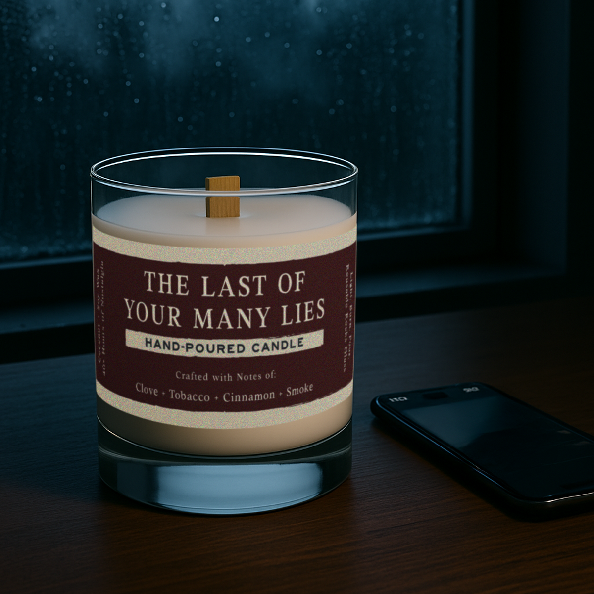 The Last of Many Lies Candle