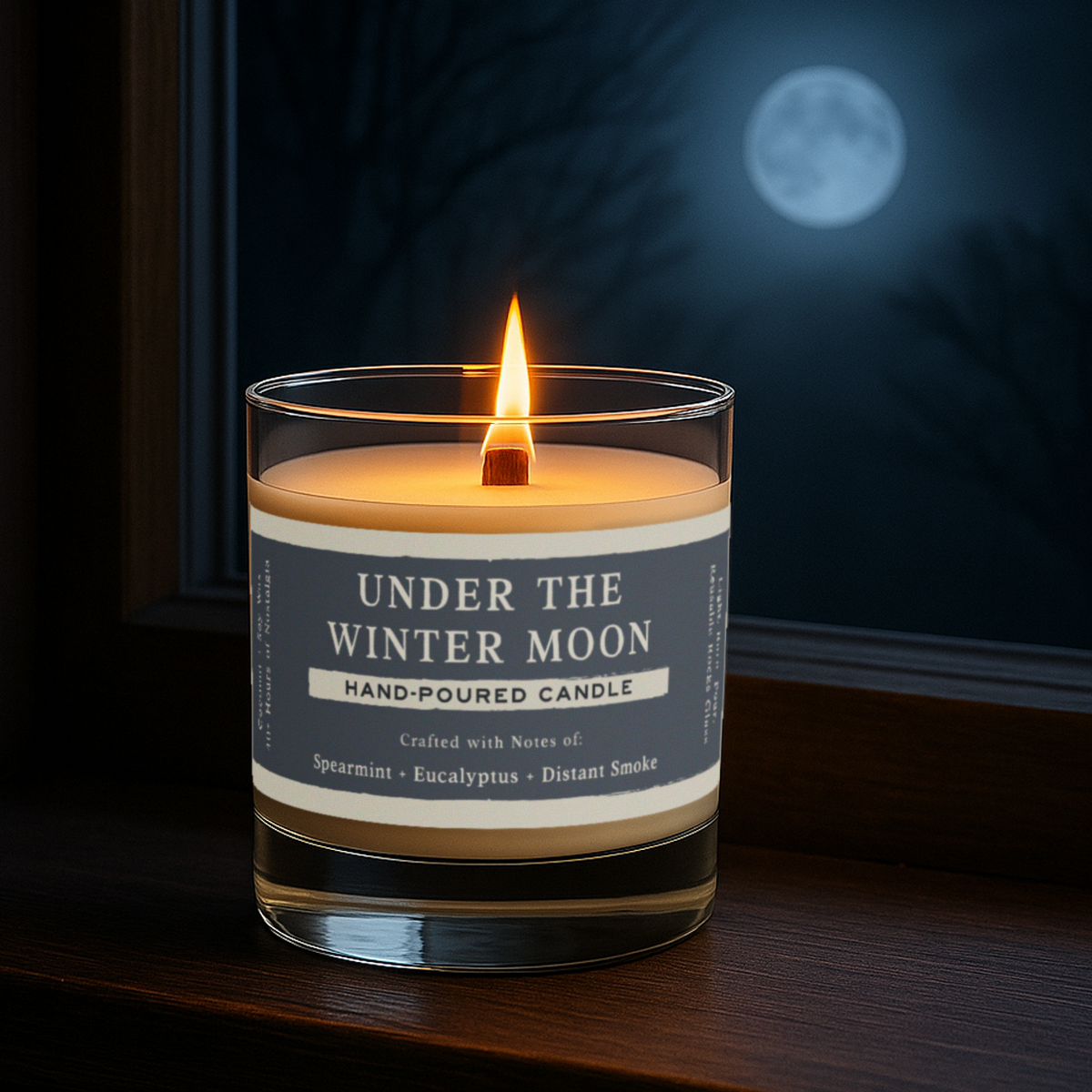 Under the Winter Moon Candle