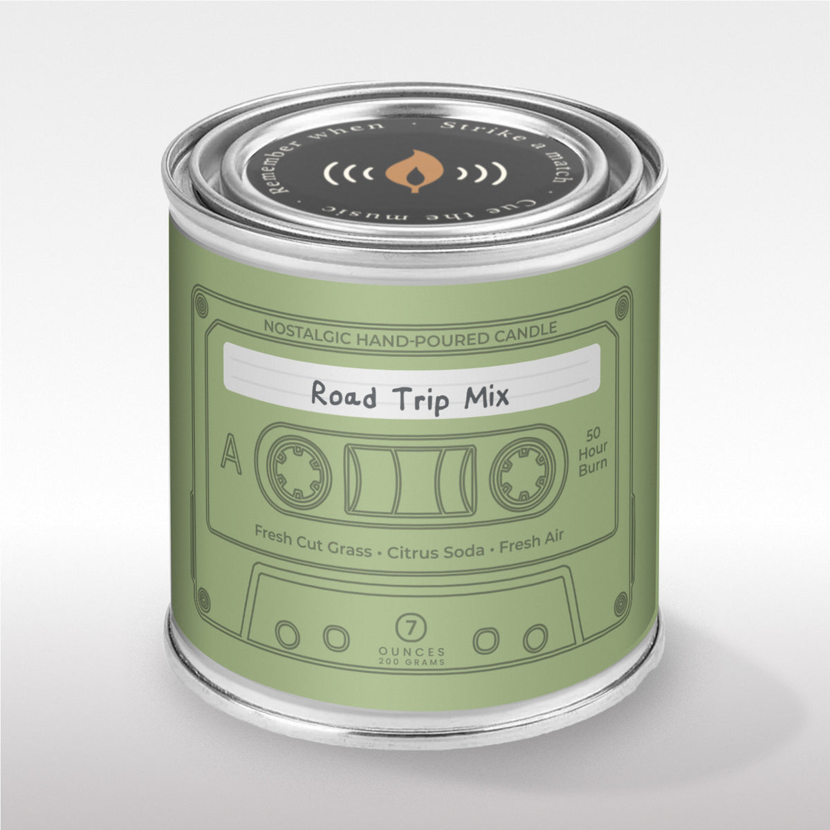 Road Trip Soundtrack Mix Candle