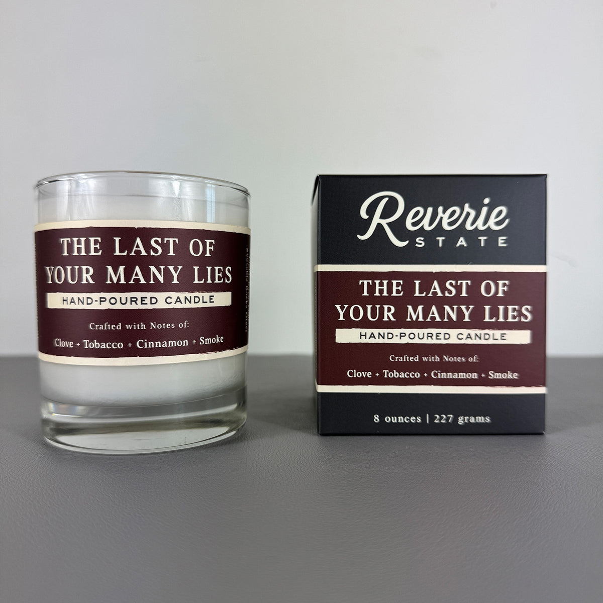 The Last of Many Lies Candle