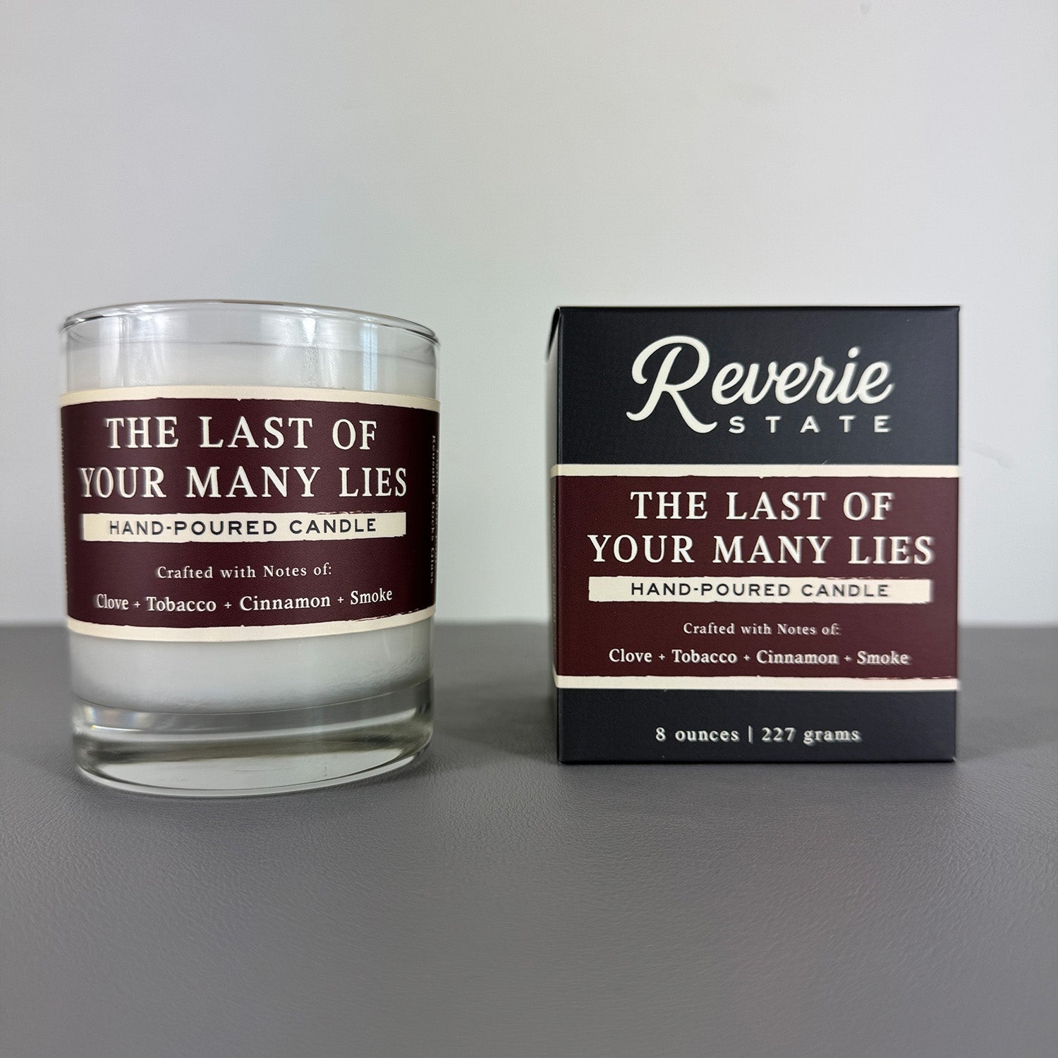 The Last of Many Lies Candle